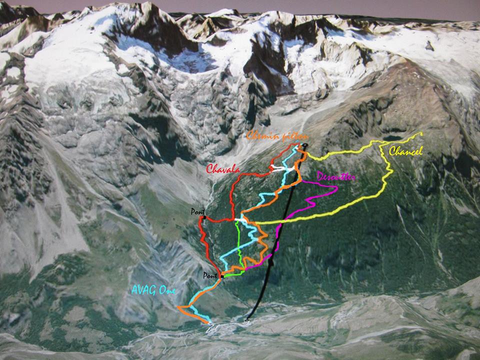 pistes vtt de La Grave-La Meije